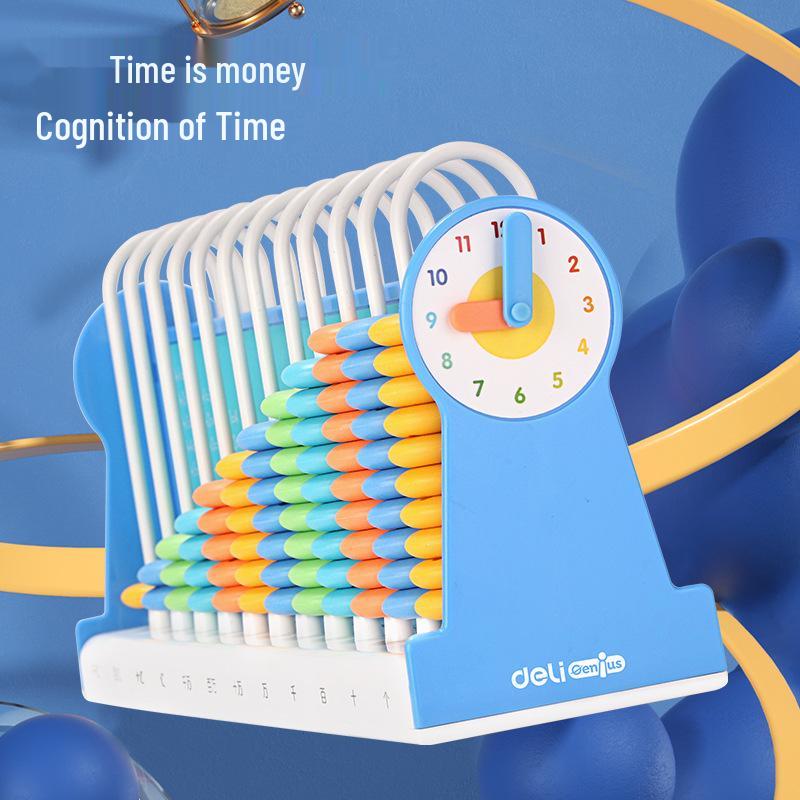 Deli 12-Line Teaching Aid: Primary School & Kindergarten Educational Abacus