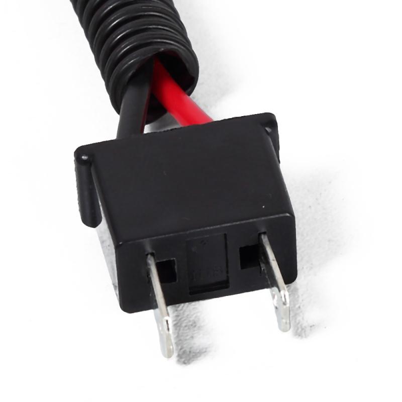 2Pcs H7 Ceramic Extension Connector Plug Socket Wire Adapter for 12V Light Lamp Bulb