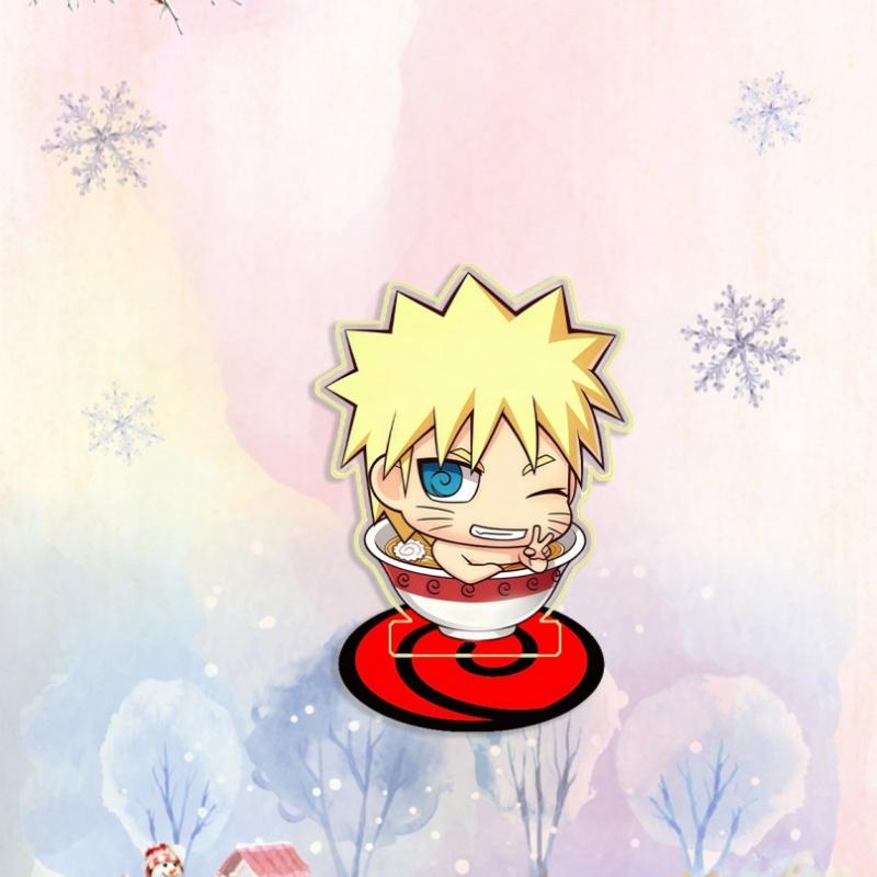 For Naruto Sakura Haruno Uzumaki Naruto Uchiha Sasuke Acrylic Self Made Cartoon Anime Game Desktop Decoration Toy Fans Gift 15cm
