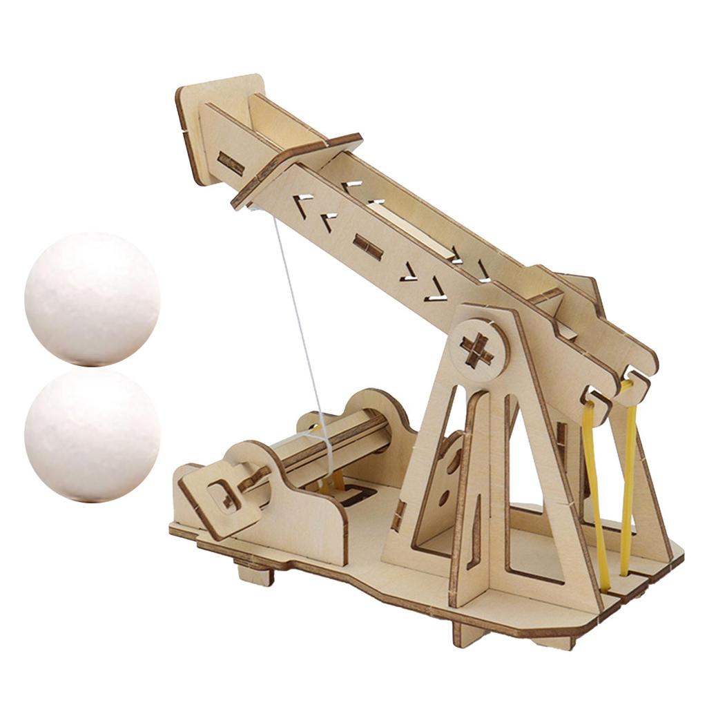 Stem Science Experiment Set Simple Catapults Educational Brain Teaser School Making Lever
