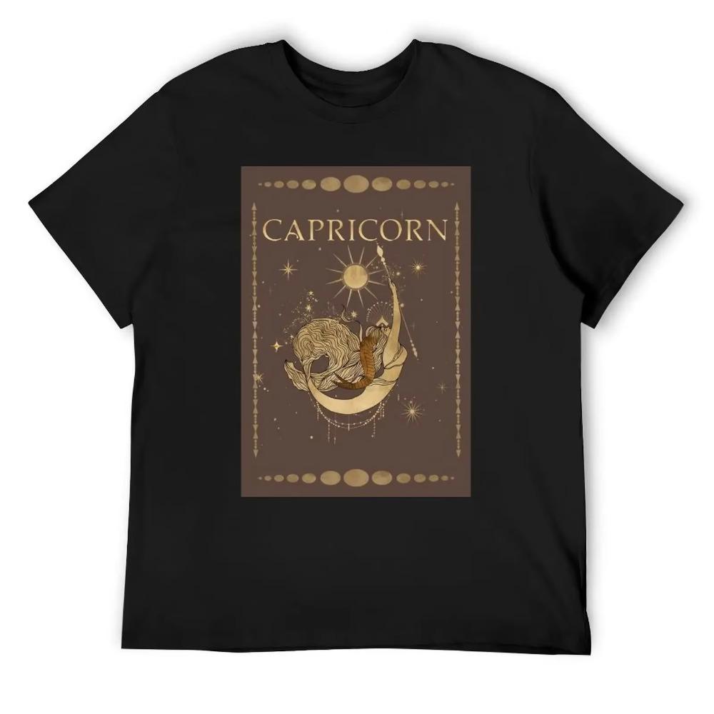 Capricorn Twelve Constellation (6) Harajuku T-shirt Sport Top Tee Graphic Vintage Humor Graphic Leisure Eur Size