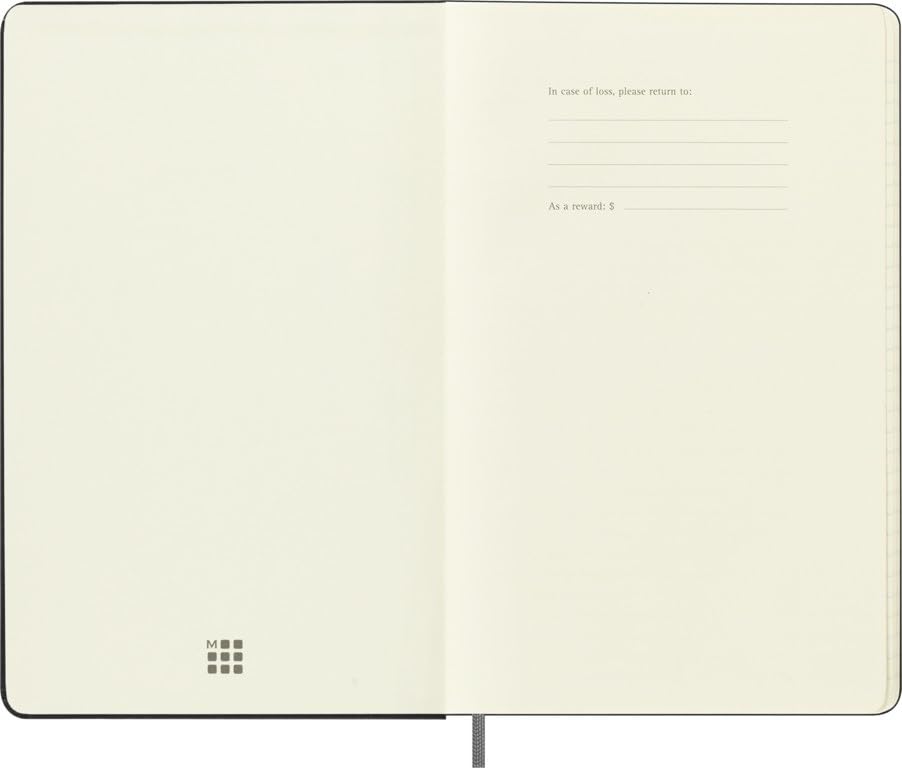 Moleskine Holiday Notebook, Hardcover, Large, Lined, HOLIQP060DEC