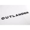 For Mitsubishi Outlander PHEV   ABS Carbon Fiber Front Cover Grill Car  Letter Sticker Trim Car Styling Accessories