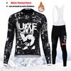 2027 UAE Team Winter Thermal Fleece Cycling Jersey Set Long Sleeve Bicycle Clothing MTB Bike Wear Maillot Ropa Ciclismo Cycling
