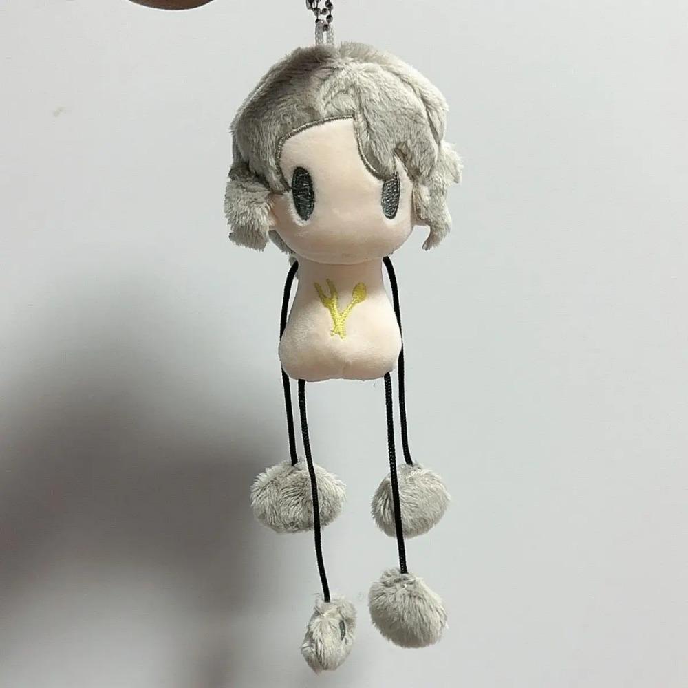 12CM Anime Identity V Cosplay Edgar Valden Norton Campbell Plush Backpack Plushies Keychain Pendant Ornament Christmas Gifts