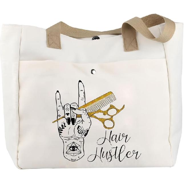 BLUPARK Сумка-тоут для парикмахера - Подарочная сумка для косметолога и парикмахера Hair Hustler to