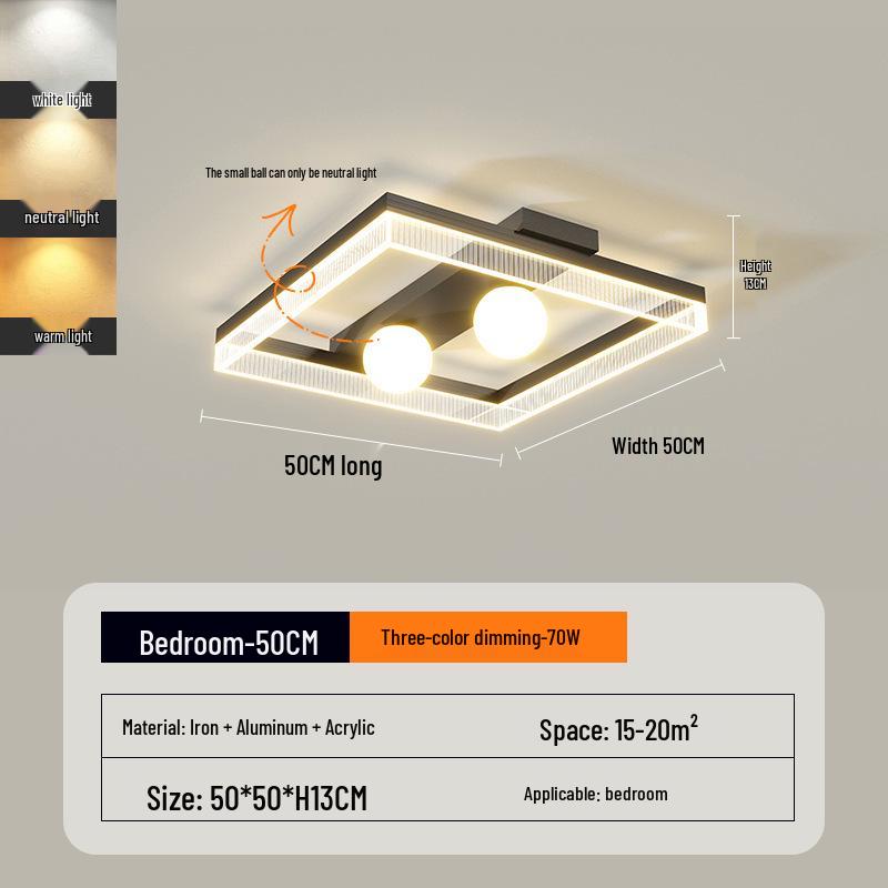 2025 Modern Minimalist Italian Ceiling Light for Bedroom and Study