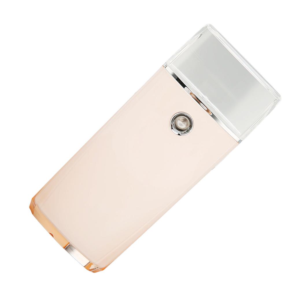 Facial Mist Sprayer Nano Moisturizing Handheld Mini 18ml Water Tank USB Beauty Mister Pink for