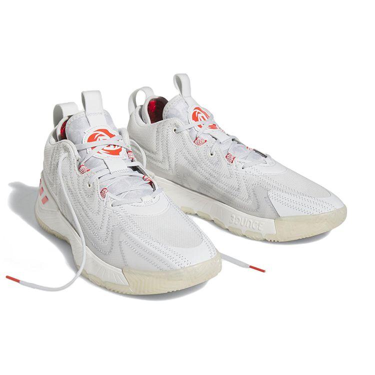 Adidas D Rose Son Of Chi 2 Crystal White Bright Red Men Sneakers Zero-Metallic HQ1010