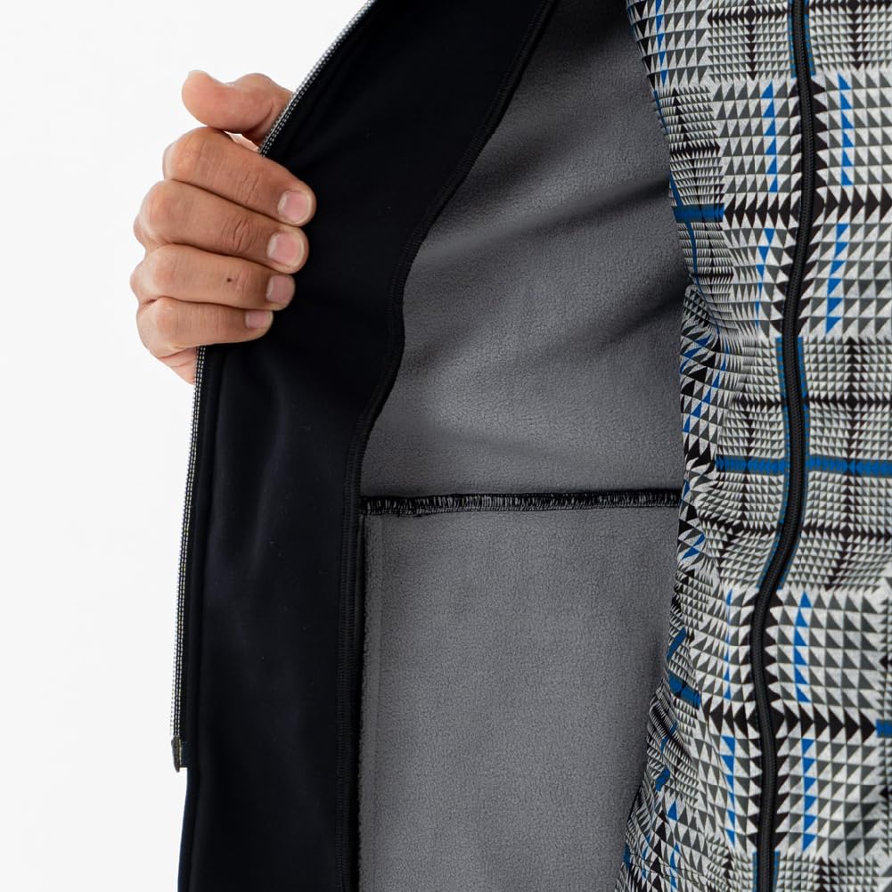 Kapelmuur Windproof Nehru Jacket in Black