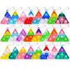 4/24Pcs Pops Keychain Fidgeting Toys Silicone Push Bubble Simple Dimple Bag Ornaments Popite Counter Stress Kids Birthday Gifts