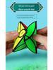 QiYi Alien Petal Pyramid 2x2 Clover Puzzle - Fun Educational Toy for Kids