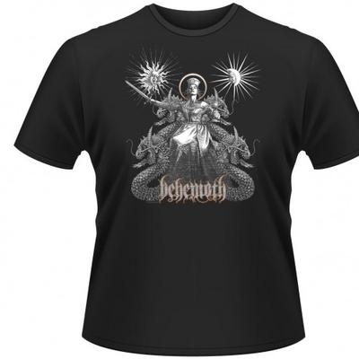 Behemoth Unisex Suaugusiųjų Evangelion Marškinėliai su spauda ant nugaros