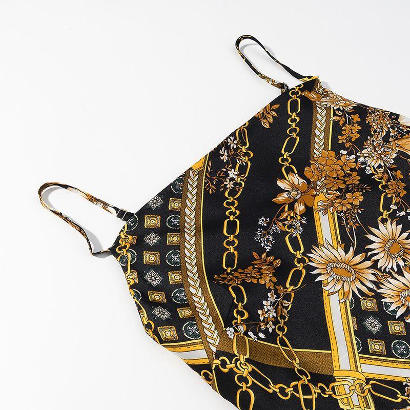 Araltay New Arrival Women's Clothing Fashion Style Fashion All-Match French Style Casual Style Side Drawstring Print Dress