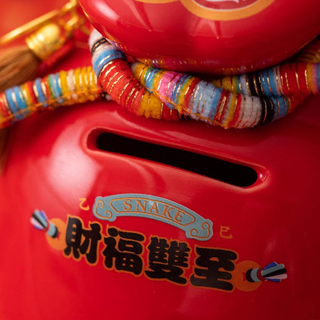 Lucky Bag Piggy Bank Money Saving Box Storage Ceramic Figurine for Desk Living Room