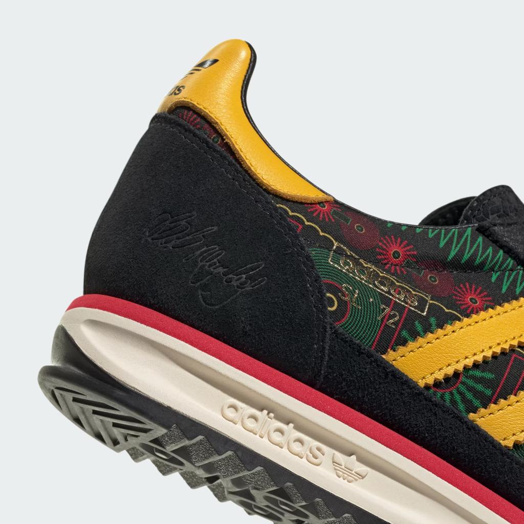 KJ4476 Bob Marley adidas SL72 Multi Colour Dark Green Red (Men's)