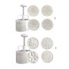 Hand-Pressure Moon Cake Mould Mid Autumn Festival Bath Bombs Food-Grade Plastic