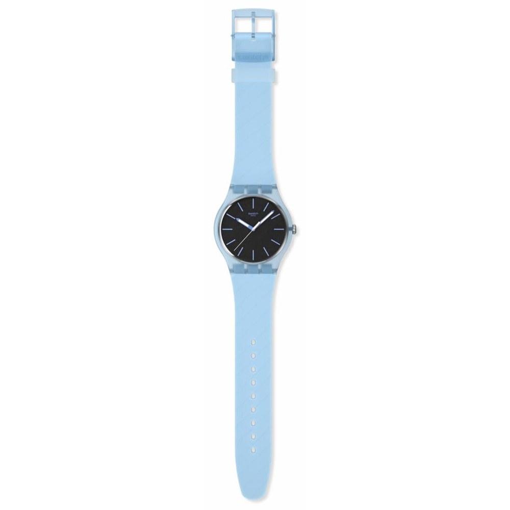 Swatch BIOSOURCED Blue Moves Unisex Wristwatch SO29L101 Blue