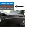 1 Set 3D Full Interior Trim Sticker Cover Film Black Fit for Tesla Model X S Dashboard Center Console Cup Holder 2012-2021 LHD