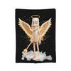 Tung Tung Tung Sahur  Brainrot Italian Meme  Flannel Blanket  Custom Throw Blankets for Home Cm Quilt