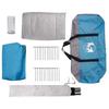 Family Tent with Rain Fly Waterproof Blue 10 Person Capacity