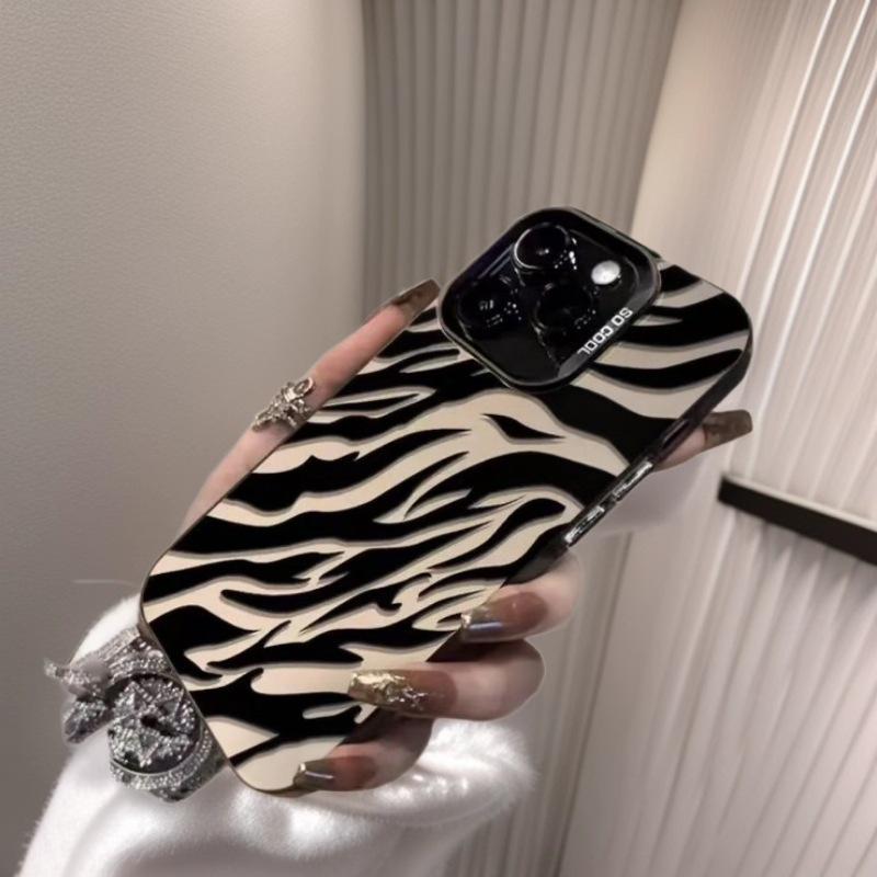 Zebra Pattern 17 Promax iPhone Case – Stylish and Energetic Cover for iPhone Models 13 to 16