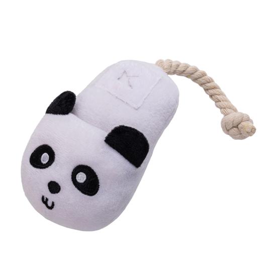 

Игрушка для домашних животных Очень мягкая очаровательный внешний вид Износостойкая моющаяся Снимает стресс Привлекательный плюшевый плюш для кошек M белый