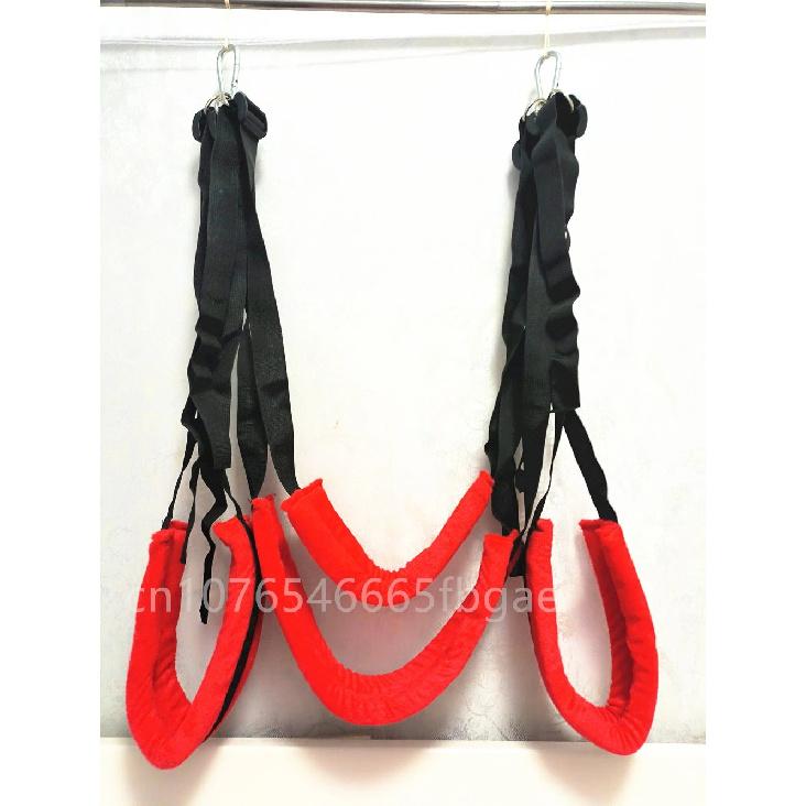Hot Nylon Suspended Sex Swing Couples Erotic Sexual BDSM Bondage Restraint Indoor Sling Hanging Hammock Sex Toys For Woman Men