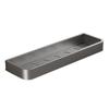 Gun Gray Wall-Mounted Bathroom Toilet Rack - Punch-Free Storage Shelf
