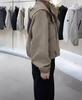 Stilvolle Damen-Kapuzen-Windbreaker-Jacke - Herbst 2025 Lockerer Schnitt Arbeitskleidungs-Stil für zierliche Größen