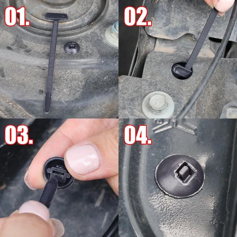Nylon Universal Cable Tie Buckle Heavy Duty Self-Locking Nylon Zip Ties Holder Multipurpose Plastic Cable Ties Tool 1/10/20pcs
