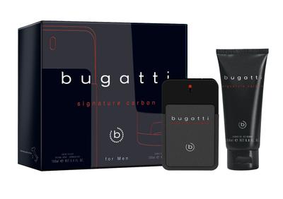 Bugatti Men's Signature Carbon Gift Set (Eau De Toilette 100ml + Shower Gel 200ml)