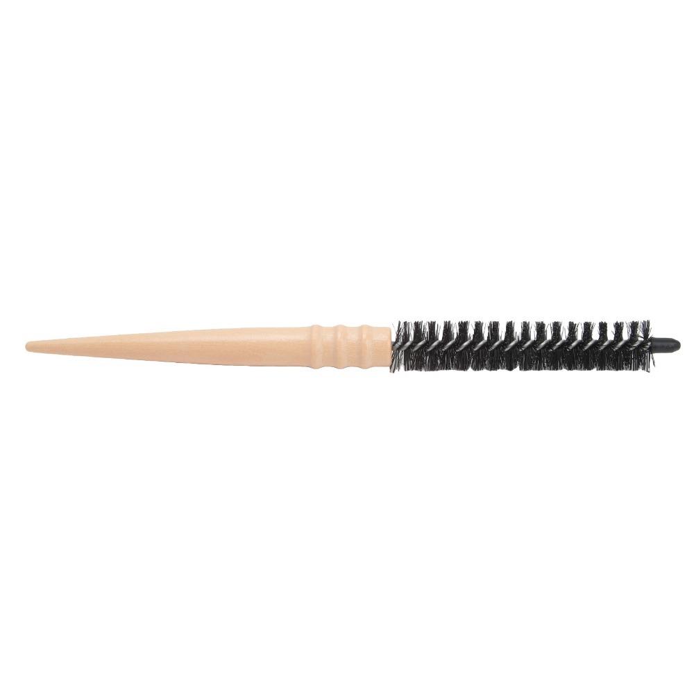 Compact Round Hair Brush Detangling Curling Roller Hairbrush Hairdressing Comb Salon Use