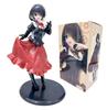 Anime Date A Live Tokisaki Kurumi Anime Figure Cute Girl Model Toy Pvc Red Dress Dress Up Standing Model Car Model Ornament Toy