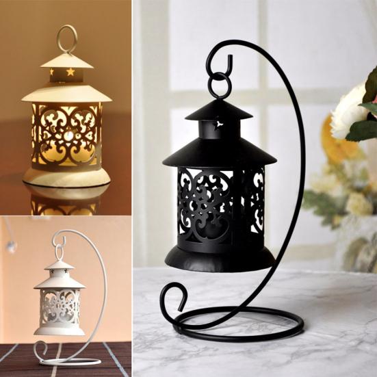Hanging Hollow Candle Holder Stand Antique Moroccan Lantern Wedding Decor Gift