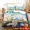 3D Print Anime New Frieren Printed Bed Set Duvet Cover Pillowcase Bedding Set Bed Linen Sheet Quilt Cover Full Queen King Size