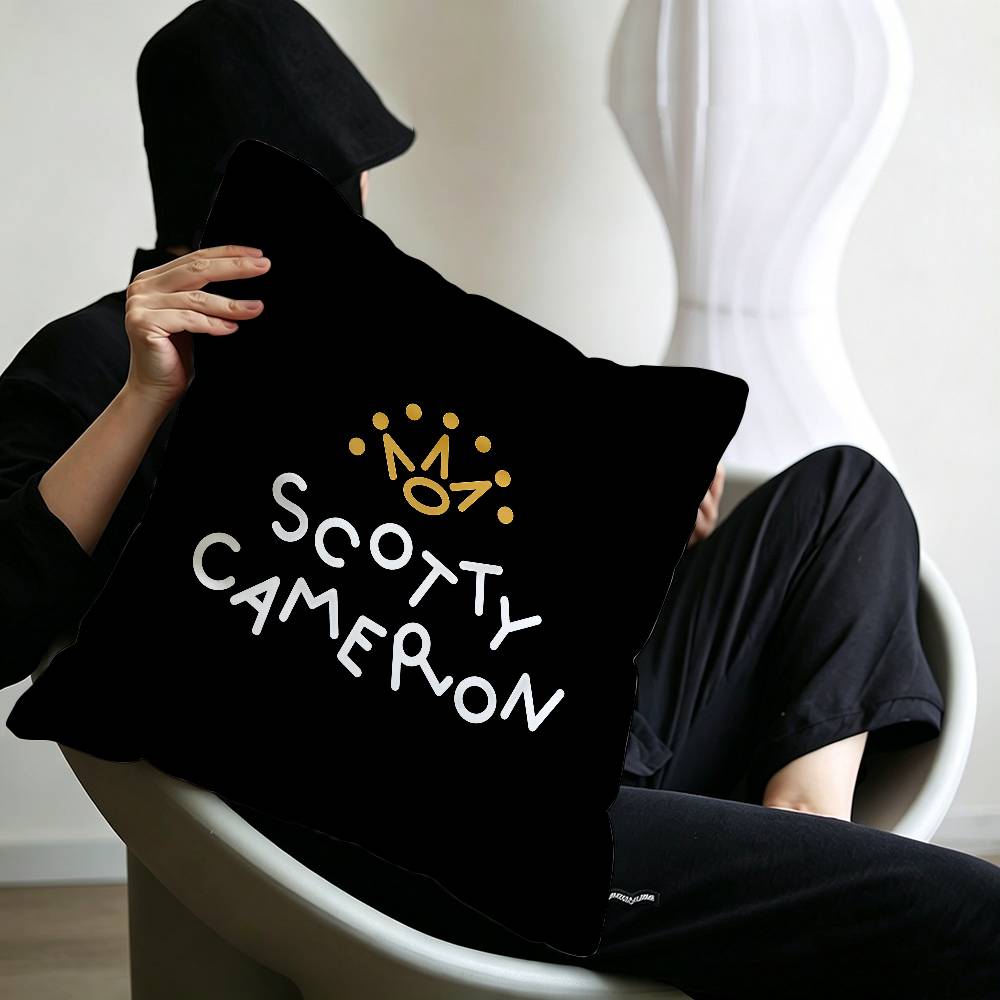 Golf S-Scotty C-Camerons Pillow Cushion Cover Pillowcase Living Room Sofa Home Decor Customized