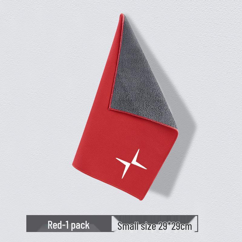 Lint-Free Suede Car Cleaning Towels for Polestar 1/2/3/4