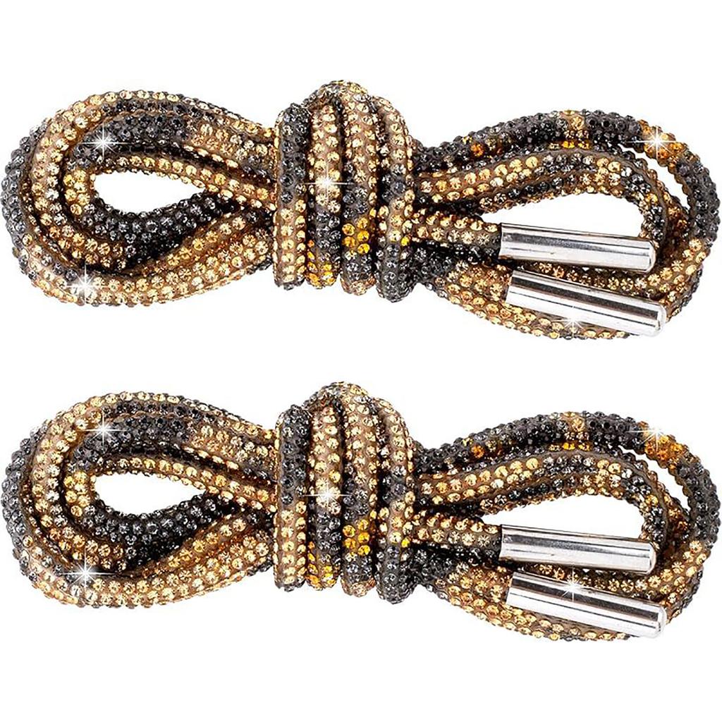 Strassrep Skosnören, Glittrande Skosnören För - 2ST Strass Bling Skosnören, Bling Runda Skosnören Dragskosnöre Ersättningsaccessoarer 120cm