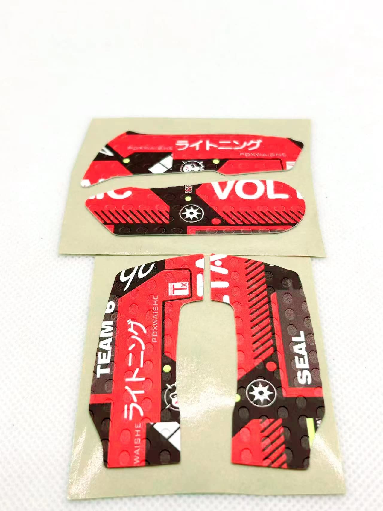 

LZYDD Anti-Slip Mouse Tape, Elastic, Refined Side GripSweat-Resistant Paste for ROCCAT Kone AIMO Gaming Mouse (Anti-Slip Tape Red)