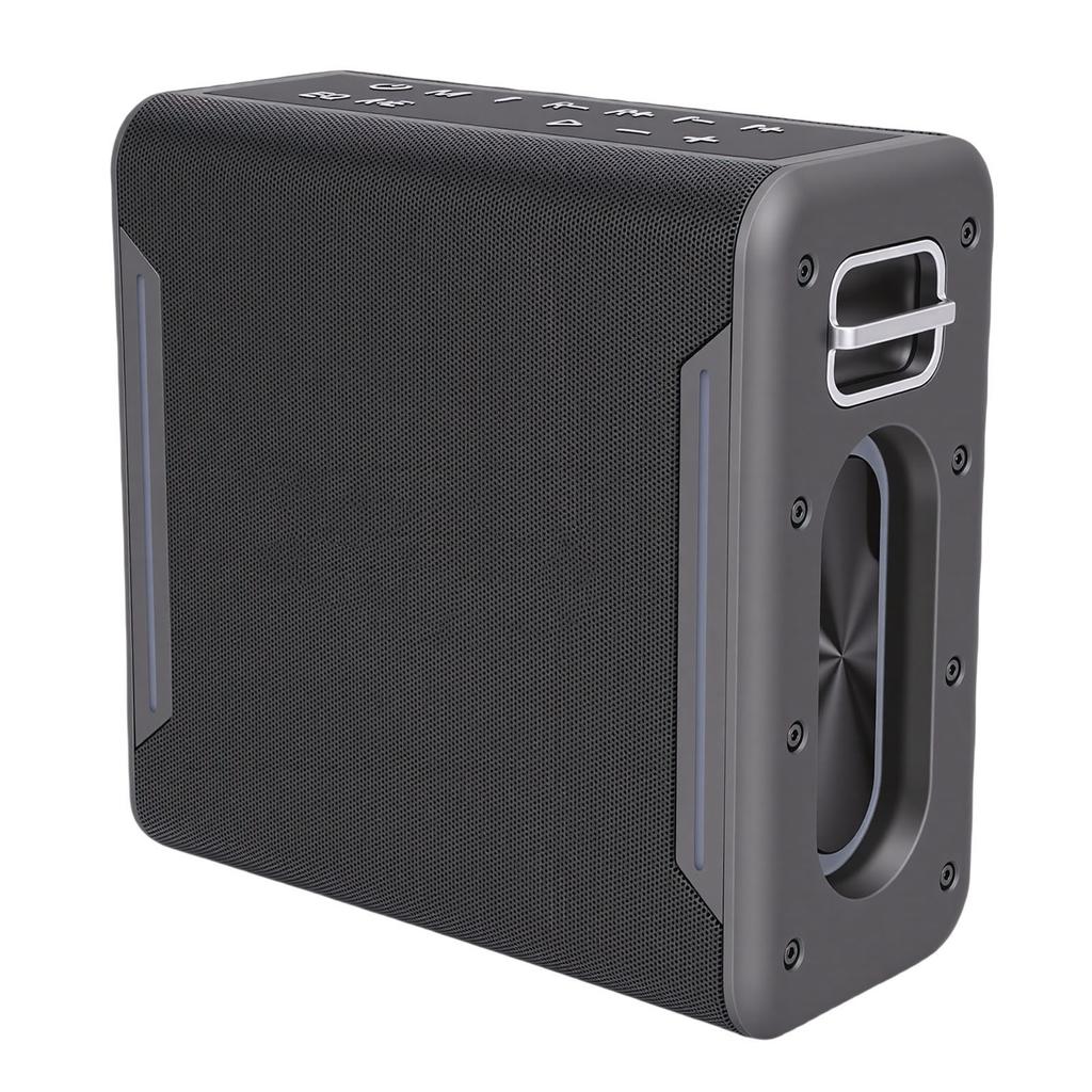 Karaoke-Maschine mit 2 kabellosen Mikrofonen für Erwachsene und Kinder, tragbarer Bluetooth-Lautsprecher mit LED-Lichtern, wasserdicht für