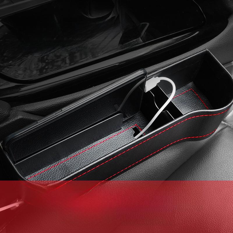 Car Seat Gap Storage Box Cup Holder Organizer Console Pocket Car Interior Accessories