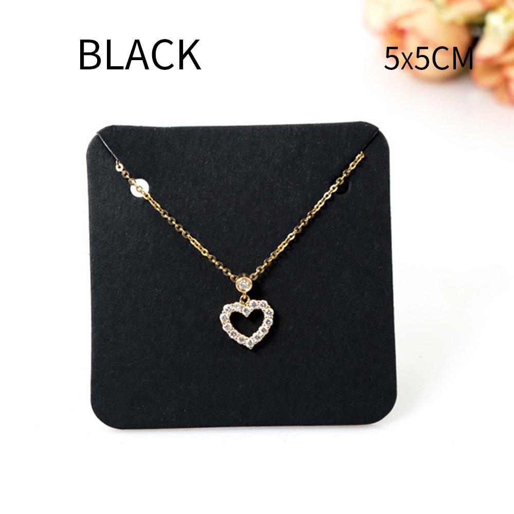 50 pièces Cartes d'Affichage pour Boucles d'Oreilles et Colliers pour Boîte à Bijoux Carte d'Accrochage en Carton Carde pour Clous d'Oreilles Carte en Papier Bijoux DIY