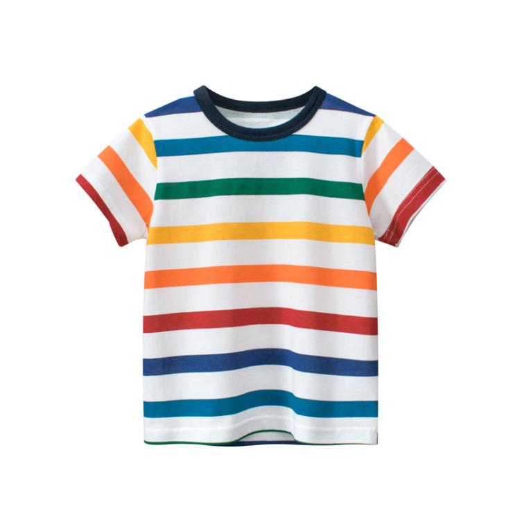 Children's Clothing Summer Children's Clothing Men's Baby Short Sleeved T-shirt Base Shirt