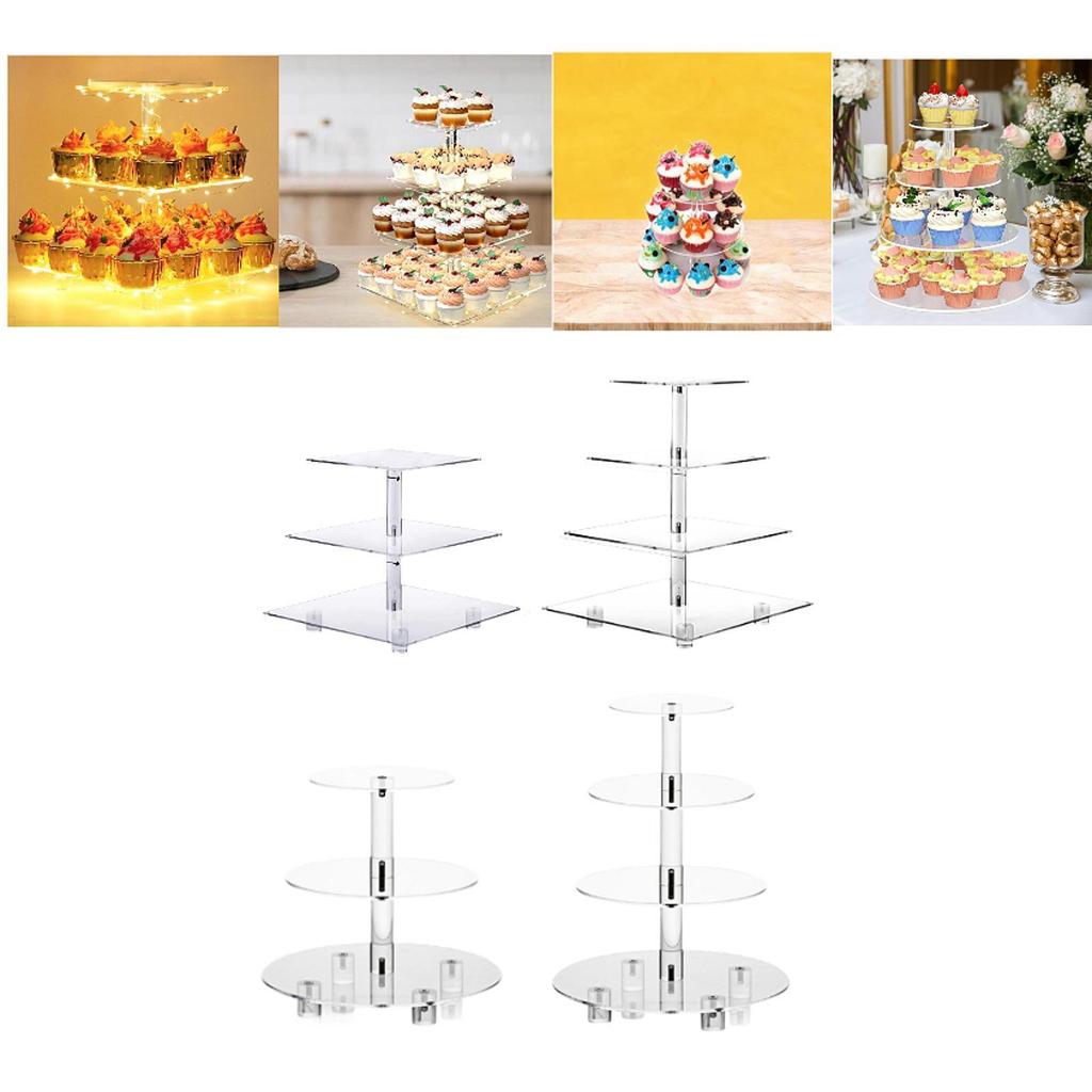 Footwear Cupcake Dessert Screen Tiered Platter for Stable Cupcake Hinter