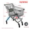 European Herringbone Shopping Cart for Supermarkets and Warehouses