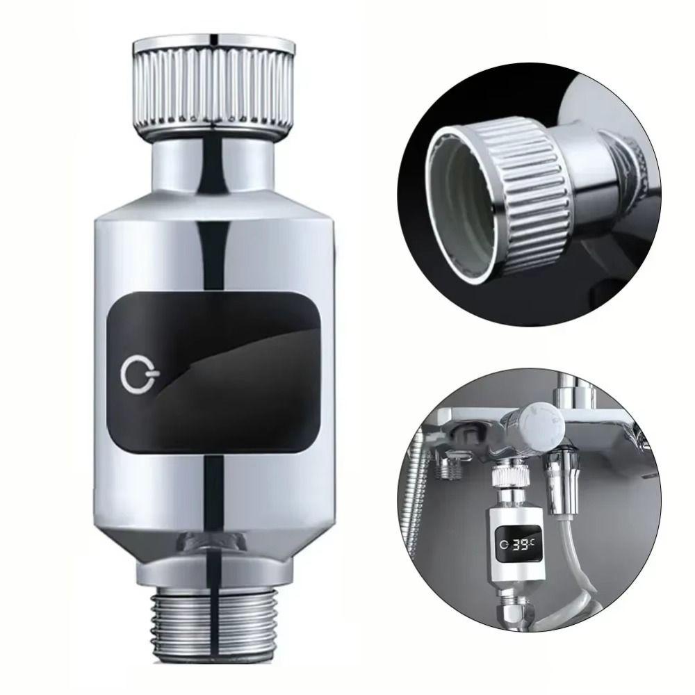 Indicator de Temperatură a Apei cu Control Tactil Măsurare Precisă Termometru de Duș Instalare Baterie