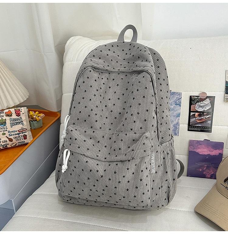 Schoolbag Japanese Ins Girl's Heart Bow School Bag, Junior and Senior High School Student Backpack Large Capacity Autumn and Winter Lightweight