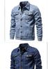 2026 Men's Denim Shirt Jacket: Casual Japanese Style for Spring, Autumn, Winter - Popular Youth Workwear