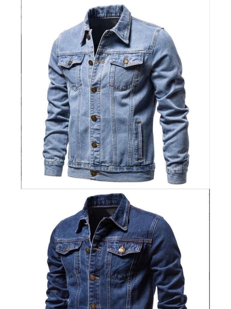 2026 Men's Denim Shirt Jacket: Casual Japanese Style for Spring, Autumn, Winter - Popular Youth Workwear